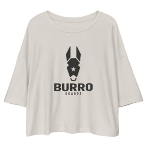 Burro Loose drop shoulder crop top